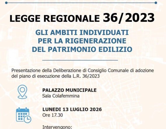Rigenerazione Urbana: un incontro per fare chiarezza